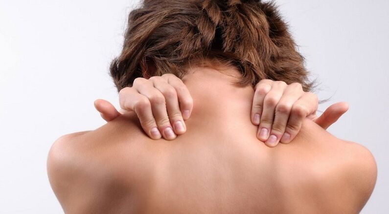 neck pain with cervical osteocondrosis