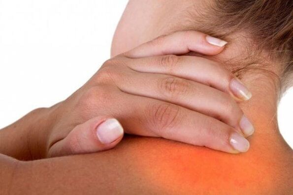 Neck pain is a sign of osteocondrosis
